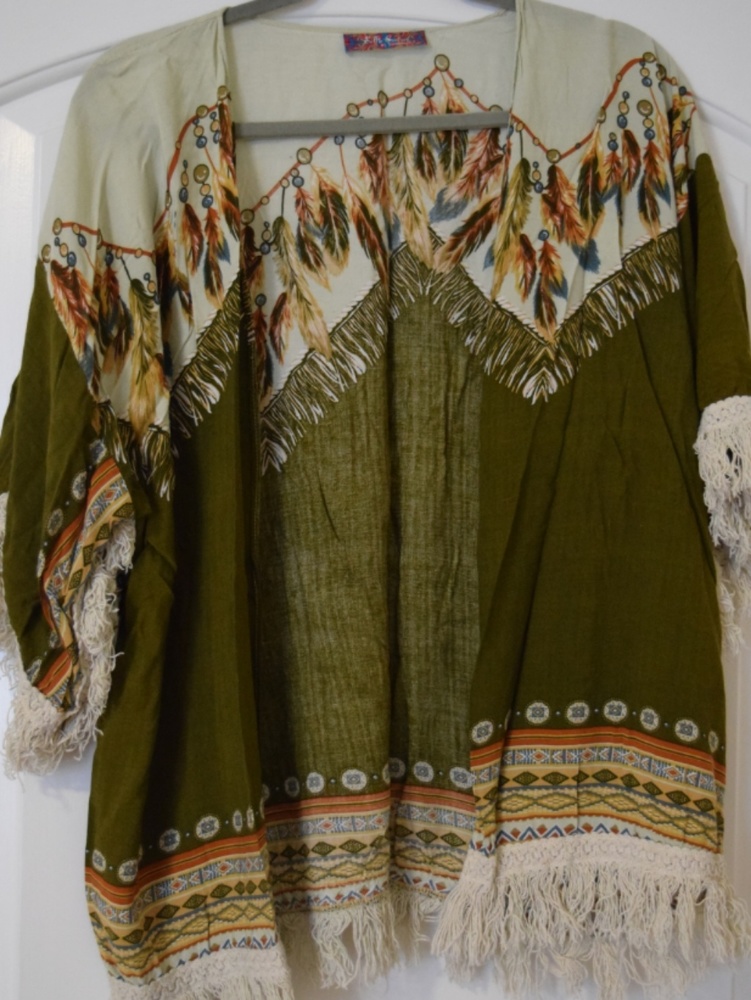 Boho flowy cover up!